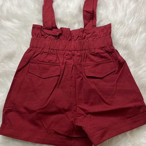 STYLE RACK PAPER BAG OVERALL HIGHWAIST SHORTS - Picture 9 of 14